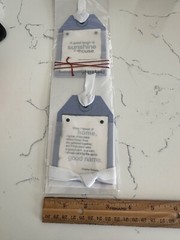 Colorbok Kolette Blue Pocket Quotes 2 PC Childhood Home Scrapbooking Crafts