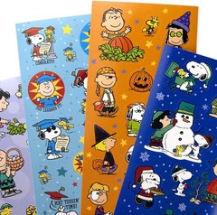 Amazing Peanuts Sticker Collection – 237 Self-Adhesive Sheets for Kids’ Projects