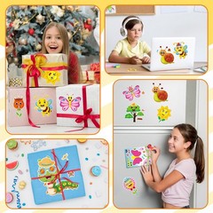24 Sheets Make Your Own Stickers for Kids, Bug Stickers, Insect & Plant Theme…