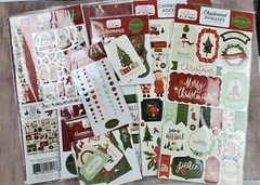 HELLO CHRISTMAS MEGA BUNDLE Carta Bella collection, stickers, chipboard accents