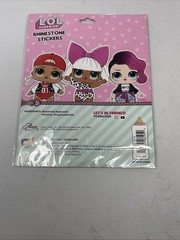 LOL Dolls Rhinestone Stickers Pack Of 4 New Sealed