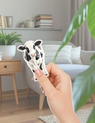 Cow Die Cut Vinyl Stickers Set Scrapbooking Laptop Water Bottle