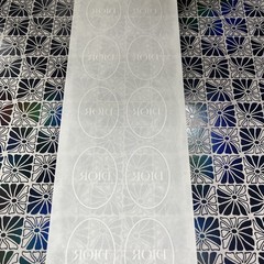Dior Gold And Clear stickers 10 In One Sheet.