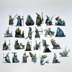 Fantasy Fairy Tale Stickers Scrapbooking Junk Journaling Collage