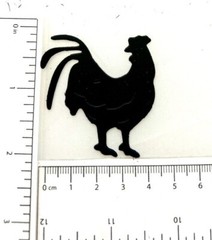 Barnyard Die Cuts * Chicken Trio * Twelve Sets * Black, White, Kraft or White