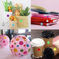 700 PCS 3/4 Inch Color Coding Dot Stickers – 10 Vibrant Colors for Kids & Office