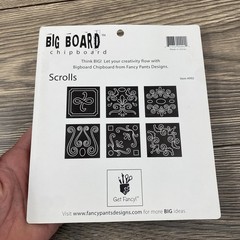 NEW Fancy Pants BIG BOARD #992 Chipboard Scrolls 6”x 6”