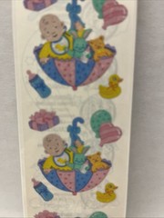 Vintage Prismatic Sandylion Baby Umbrella Stickers Ducks Bottle Present Balloons