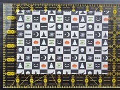 Halloween embellishment bundle foil flock adhesive rub on transfers die cuts