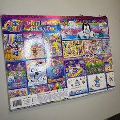 Lisa Frank Giant Sticker Activity Pad Over 2000 Stickers Partial Bendon