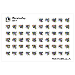 Measuring Cups Planner Stickers – Bakery Cooking Tools