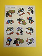 Vintage Trend Enterprises Stinky Stickers Sheet 80’s