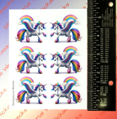 Unicorns & Rainbows Sticker Sheet Style 2