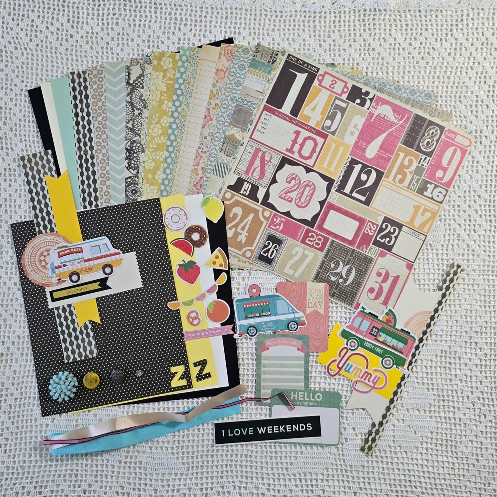 Yummy 12×12 Scrapbook Kit The Sweetest Thing by Recollections & Others
