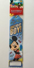 MICKEY MOUSE AWARD RIBBON, BIRTHDAY BOY(1pc)Disney•Disneyland Party•Special Gift