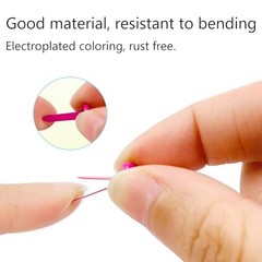 100 PCS Brass Paper Fasteners Mini Brads Multicolor Metal Pins for Paper Crafts