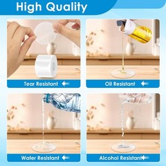 Clear Seal Sticker Labels 2 Inch round Circle Wafer Stickers/Labels 2 Inch Round
