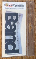 Scrappin’ Sports & More rub-ons ~ Band Black Title Adhesive Dry Transfers Music