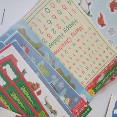 52 Packs Vintage stickety-doo-da stickers Christmas Collection Bundle