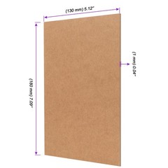200 Sheets Chipboard 5 X 7 Inch, 40Pt (Point) Medium Weight Chipboard .04 Calipe