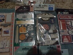 HUGE NEW LOT of 9 WASHINGTON DC WHITE HOUSE THEME jolee’s scrapbooking stickers