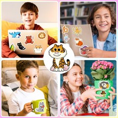 100 PCS Water Bottle Stickers for Kids Waterproof Cute Stickers for Water Bot…