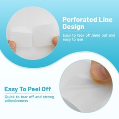 Clear Circle Stickers – 1000 Pcs Transparent Round Stickers for Envelopes, Boxes