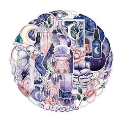 100pcs SPIRITUAL Stickers, Crystal Potion Gothic Stickers, 235