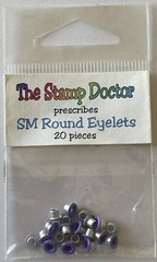 PURPLE ALUMINUM ROUND EYELET(20pcs)The Stamp Doctor •Card making•Scrapbooking•