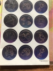 21 Astrology Stickers Sticker 1 Pack Holographic Zodiac Sign Stickers