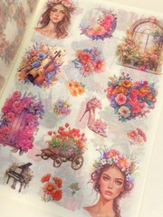 6.5″ x 9″ Scrapbook & Paper Crafting Stickers – 2 Bks- 24 Pgs/Book