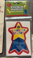 Huge Mixed Lot Foil Adhesive Star Student Stickers Colorful Reward NEW