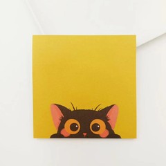 50 Sheets Student Sticky Notes Paper Cute Animal Memo Notes Cartoon N Times Memo