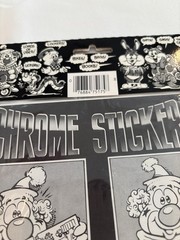 Vtg Mark 1 Chrome Prismatic Stickers Sheet 80s Junk Food Brand NEW
