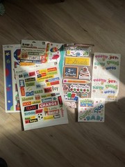 Stickers Lot 25 Sheets Boy Theme School Sports Dad Scrapbooking Embellishments