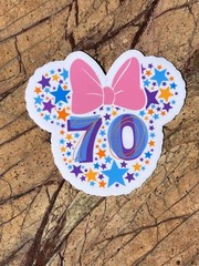 Sticker Pack | Disneyland | 70th Anniversary | Clear