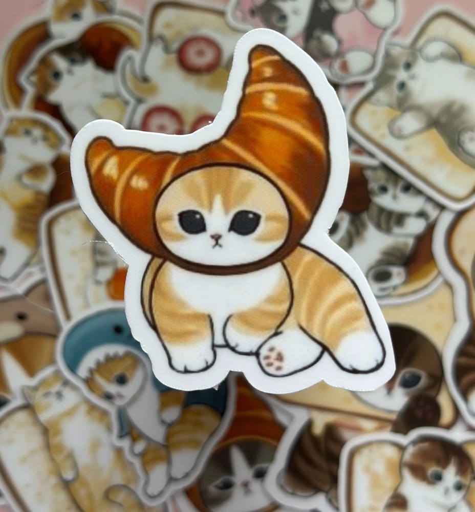 18 Mofusand Cat Stickers – Cute Japanese Aesthetic Waterproof vinyl Kawaii