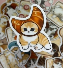 18 Mofusand Cat Stickers – Cute Japanese Aesthetic Waterproof vinyl Kawaii