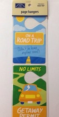ROAD TRIP PAGE HANGER(2pc)Karen Foster•Vacation•Getaway•Holiday •Disneyland•Trip