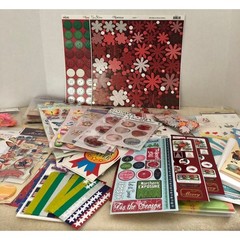 Mixed Lot Scrapbooking Crafting Stickers Holiday and All Occasions Most Unopened