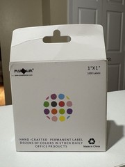 PARLAIM 1 Inch Round Permanent Adhesive Color-Code Dot Stickers 1000 per Roll