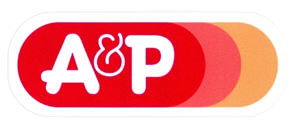 A&P Supermarkets Logo Sticker (Reproduction)