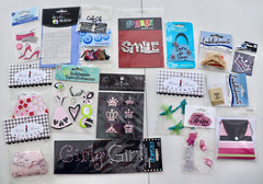 Mixed Lot/Meri Meri/Girly Girl/Shoes/Purses/Embellishments