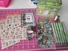 Mixed Lot Washi, stickers, Notepad Set, Pens New