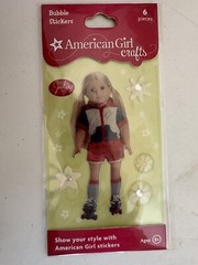 American Girl Crafts (2) 3D Stacked Stickers (2) Bubble Peel & Stick – New