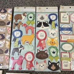 Anna Griffin Best In Show Collection 3D Stickers Embellishments & 24 12×12 Paper