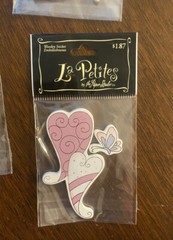 Paper Studio La Petites Wooden Sticker Embellishments Lot Of 6 Fashion Girlie