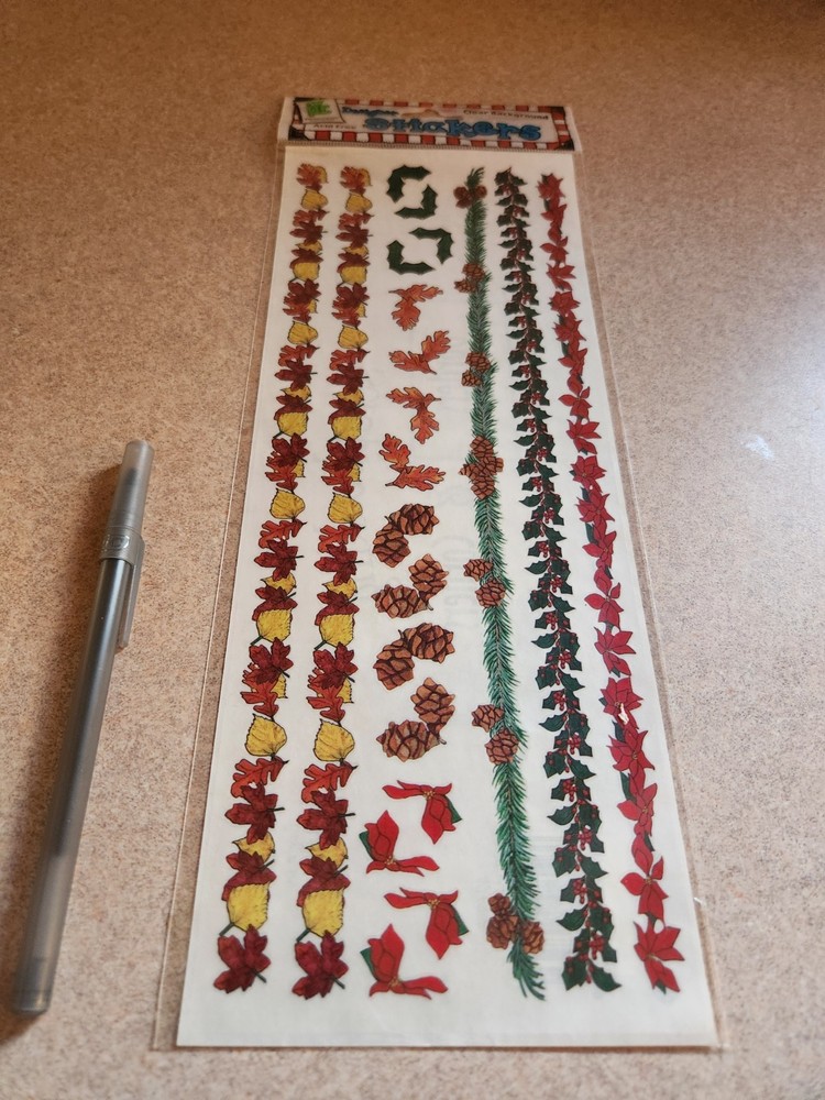 Provo Craft Designer Stickers~Fall & Winter~Borders and Corners