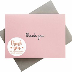 500pcs Thank You for Supporting My Small Business Stickers 1/1.5inch Label Craft