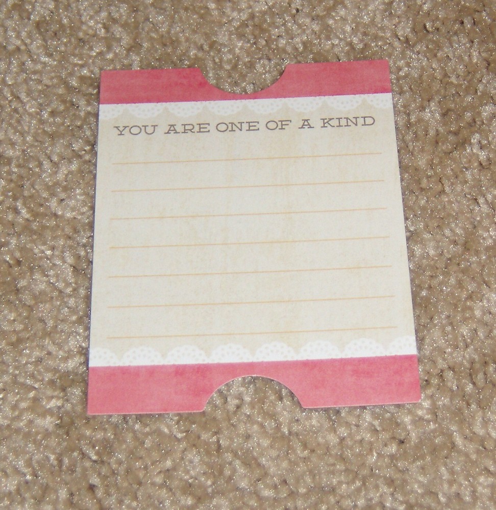My Mind’s » the sweetest thing» Journal Card Diecut ~ Honey…..One of a Kind